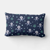Coussin Rectangle Motif de Pieuvre Mignonne (Verso)