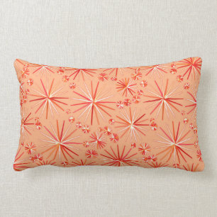 Coussin Rectangle Motif de Spoutnik de la moitié du siècle, nuance