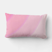 Coussin Rectangle Motif de swirl Pastel Ombre rose (Verso)