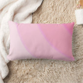 Coussin Rectangle Motif de swirl Pastel Ombre rose (Couverture)