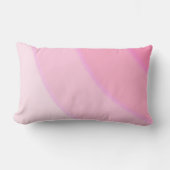 Coussin Rectangle Motif de swirl Pastel Ombre rose (Recto)