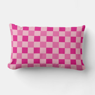 Coussin Rectangle Motif de tableau de bord rose chaud