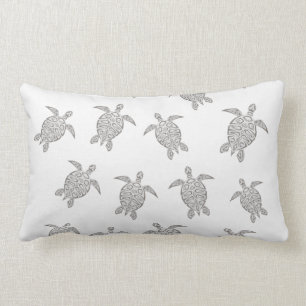 Coussin Rectangle Motif de tortues grises