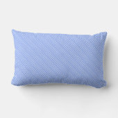 Coussin Rectangle Motif diagonal bleu moderne (Verso)
