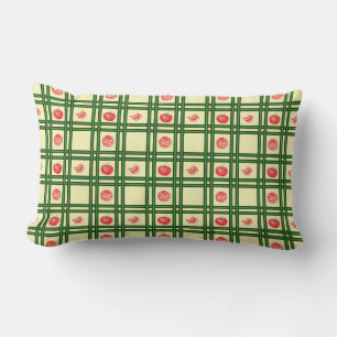 Coussin Rectangle Motif du jardinier de tomates fraîches
