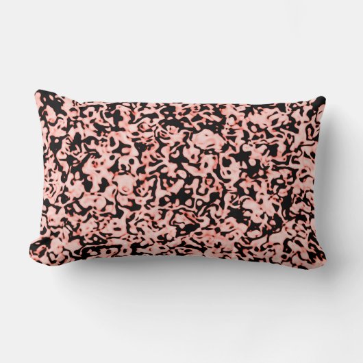 Coussin Rectangle Motif élégant de type lave (Recto)