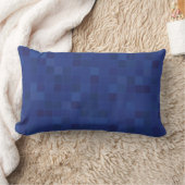 Coussin Rectangle Motif en mosaïque bleue (Couverture)