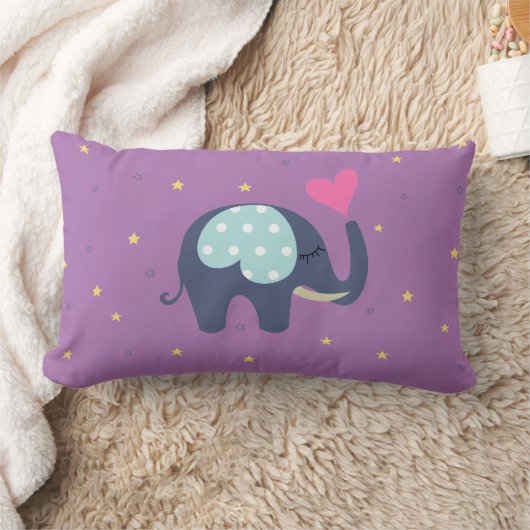 Coussin Rectangle Motif ÉTOILES ÉLÉPHANTES DE SOMMEIL (Couverture)