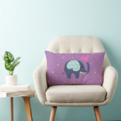 Coussin Rectangle Motif ÉTOILES ÉLÉPHANTES DE SOMMEIL (Chaise)