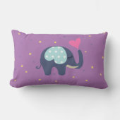 Coussin Rectangle Motif ÉTOILES ÉLÉPHANTES DE SOMMEIL (Recto)