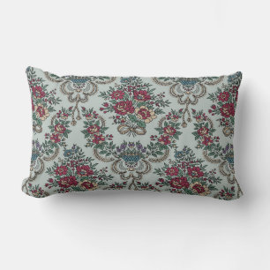 Coussin Rectangle Motif floral coloré Fleurs tendance et Feuilles