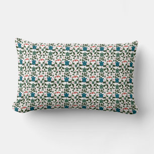 Coussin Rectangle Motif Floral de Tortue de Mer Tropicale Océan Cô