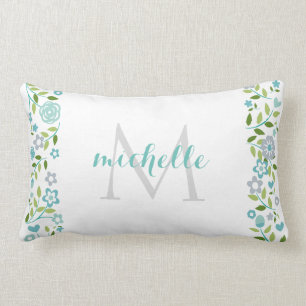Coussin Rectangle Motif floral en bon état personnalisé de