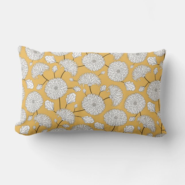 Coussin Rectangle Motif floral incomparable. imprimer avec des fleur (Recto)