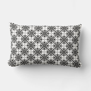 Coussin Rectangle Motif géométrique ambiance rétro chic