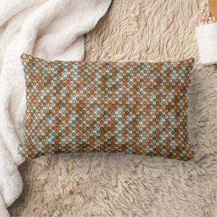 Coussin Rectangle Motif géométrique mosaïque abstrait moderne 1296