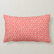 Motif géométrique primitif dans le corail vivant