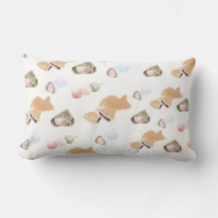 Coussin Rectangle Motif japonais Wagashi