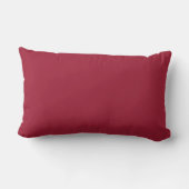 Coussin Rectangle Motif jolis points burgundy (Verso)