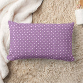 Coussin Rectangle Motif jolis pois lavande (Couverture)