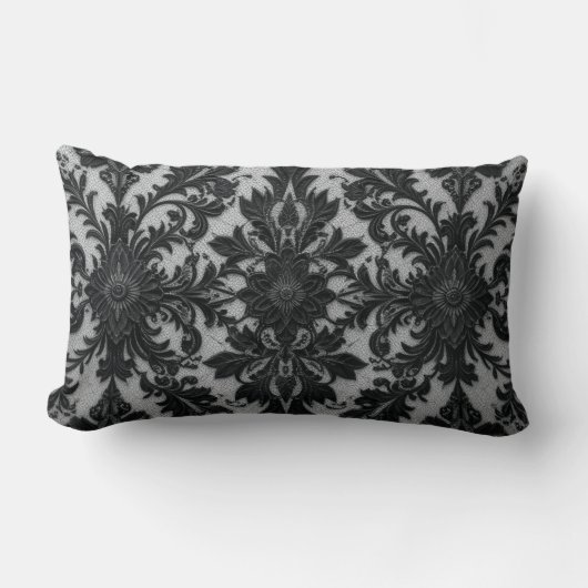 Coussin Rectangle Motif Laced (Recto)