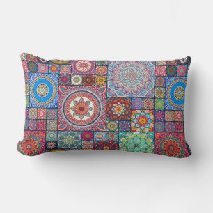 Coussin Rectangle Motif Mandala
