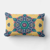 Coussin Rectangle Motif Mandala Kaleidoscope (Recto)