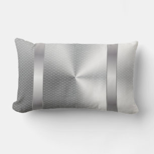 Coussin Rectangle Motif métallique