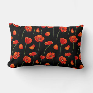 Coussin Rectangle motif noir
