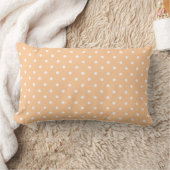 Coussin Rectangle Motif Pois Cute Peach (Couverture)
