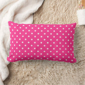 Coussin Rectangle Motif Pois mignon rose (Couverture)