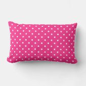 Coussin Rectangle Motif Pois mignon rose (Recto)