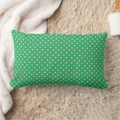 Coussin Rectangle Motif Pois vert mignon (Couverture)