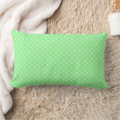 Coussin Rectangle Motif Pois vert mignon (Couverture)