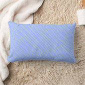 Coussin Rectangle Motif rayé en diagonale bleu moderne (Couverture)
