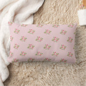 Coussin Rectangle Motif Rose peint (Couverture)