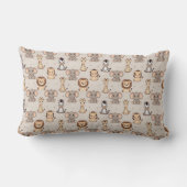 Coussin Rectangle Motif Safari Bébé Neutre (Verso)