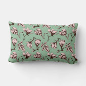 Coussin Rectangle Motif sans couture avec bourgeons floraux des arbr (Verso)