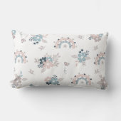 Coussin Rectangle Motif sans couture Fleur et Boho (Recto)