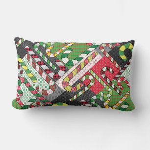 Coussin Rectangle Motif sucre de canne