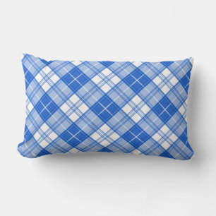 Coussin Rectangle Motif Tartan Brun Blanc yxm0uat9