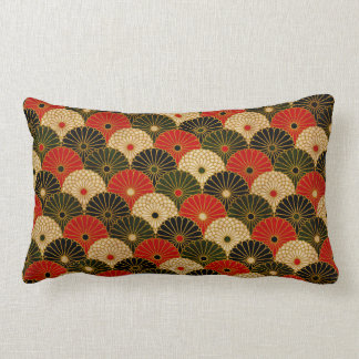 Coussin Rectangle Motif traditionnel de Lotus de Japonais