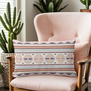 Coussin Rectangle Motif tribal de Southwest Peach