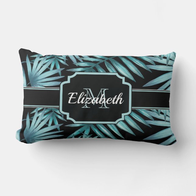 Coussin Rectangle Motif tropical (Recto)