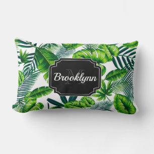 Coussin Rectangle Motif tropical