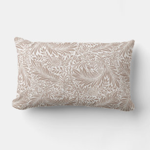 Coussin Rectangle Motif William Morris Beige Larkspur