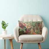 Coussin Rectangle Mousses, Muscinae Laubmoose par Ernst Haeckel (Chaise)