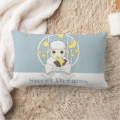Coussin Rectangle Mouton Mignon Bleu Pastel Rétro (Couverture)