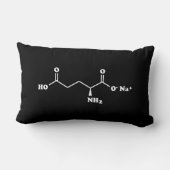 Coussin Rectangle MSG Monosodium Glutamate Molecule Formule chimique (Verso)