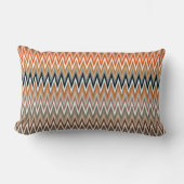 Coussin Rectangle Multicolor Zigzag Motif (Recto)